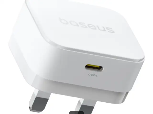 Baseus charger wall 20w usb-c palm series uk white, Limassol — Agios Athanasios