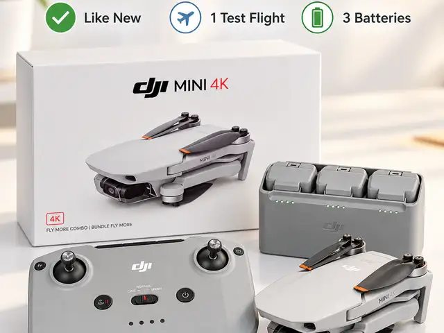 Dji mini 4k fly more combo - new - 1 test flight only -, Επαρχία Λάρνακας — Αραδίππου - Άγιος Φανούριος