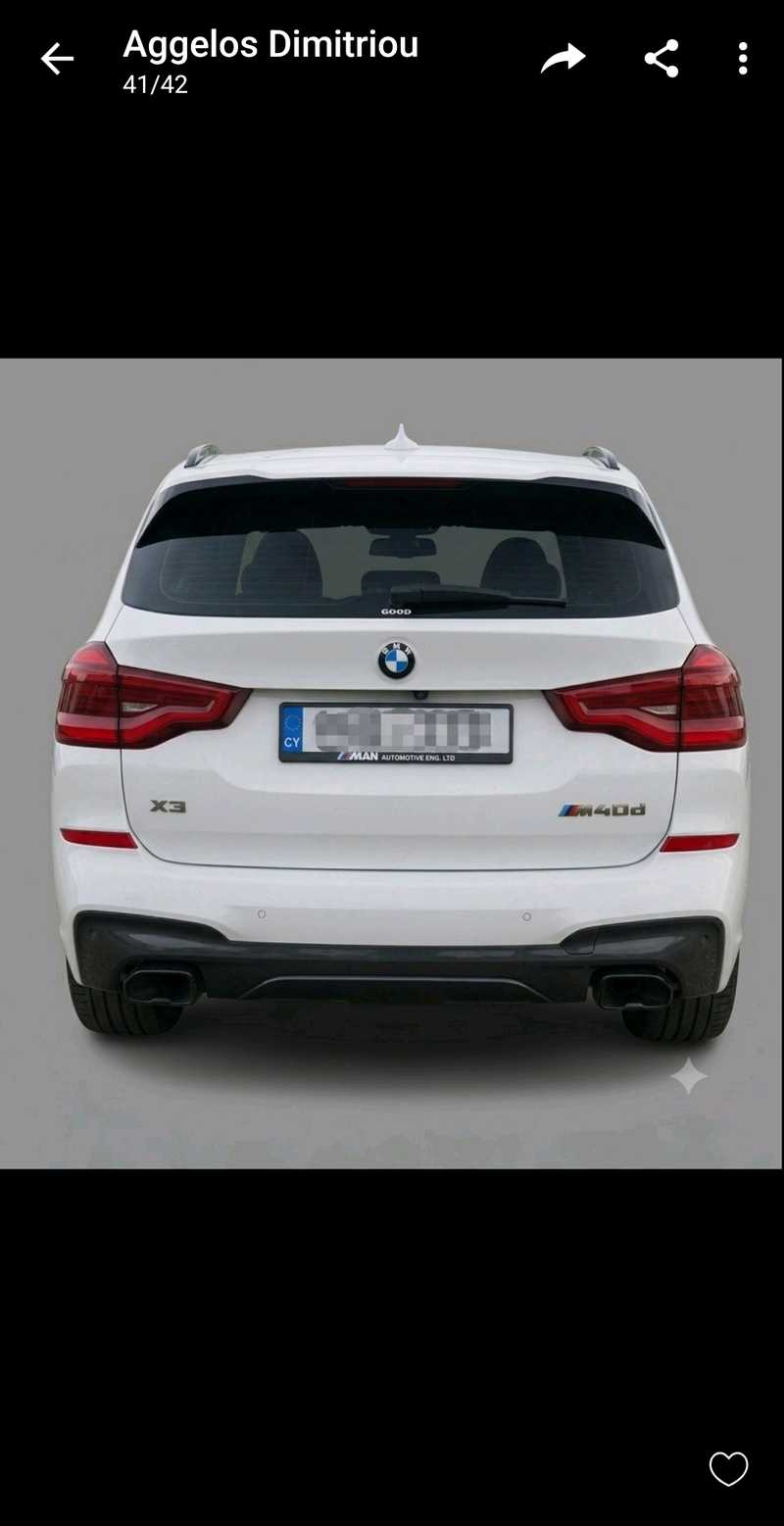 2019 BMW X3 3,0L 2019 Cyprus