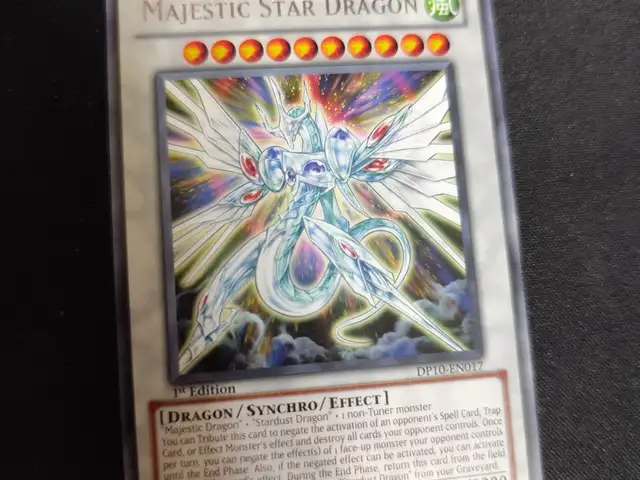 Yu-Gi-Oh Majestic Star Dragon card, Nicosia — Aglantzia