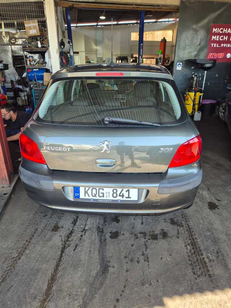 2007 Peugeot 307 1,6L 2007 Cyprus