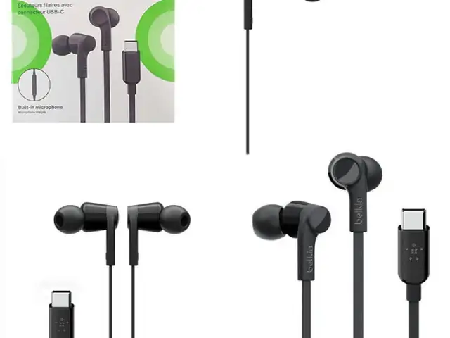 Earphone belkin rockstar soundform usb-c black, Limassol — Agios Athanasios