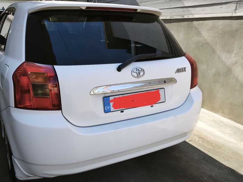 2002 Toyota Allex 1,5L 2002 Cyprus