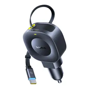 Baseus car charger 45w vr2 with retractable cable black, Limassol — Agios Athanasios