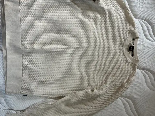 Hugo boss h-imberto knit sweater, cream, cotton, size l, Επαρχία Λεμεσού — Λεμεσός - Αγία Φύλα