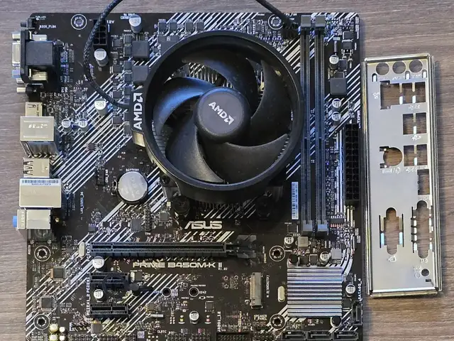 Like Brand New Gaming Motherboard ASUS Prime B450M-K II with Processor, Επαρχία Λεμεσού — Λεμεσός - Αγία Φύλα