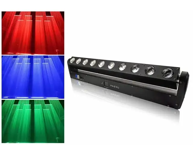επαγγελματικό φωτιστικό σκηνής τύπου 10x40W RGBW LED Beam / Moving Head Bar με 1, Επαρχία Λάρνακας — Αραδίππου - Απόστολος Λουκάς