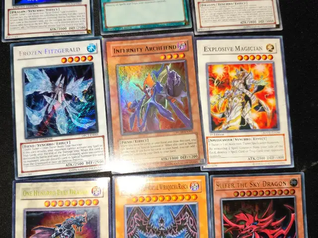 Yu-Gi-Oh 9 rare cards, Nicosia — Aglantzia