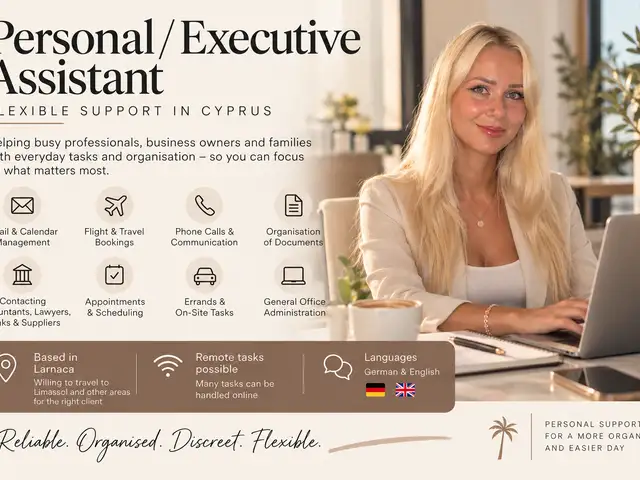 Personal assistant / executive assistant, Larnaca — Livadia Larnakas