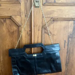 Real leather black clutch, Επαρχία Λεμεσού — Λεμεσός - Αγία Φύλα