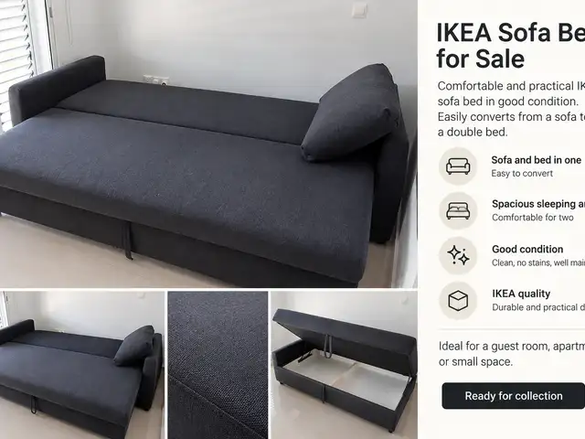 Ikea dark grey sofa bed, Επαρχία Λεμεσού — Άγιος Τύχων