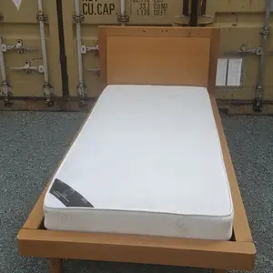 solid wood single bed with mattress, Limassol — Limassol - Omonia