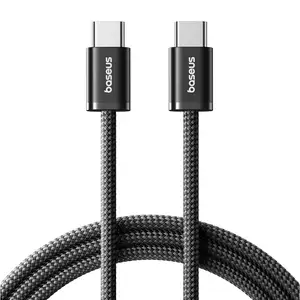 Baseus cable usb-c to usb-c dynamic 4 series braided 100w 1.0m black, Limassol — Agios Athanasios