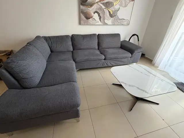 L-shaped dark grey sofa, Paphos — Paphos - Agios Theodoros