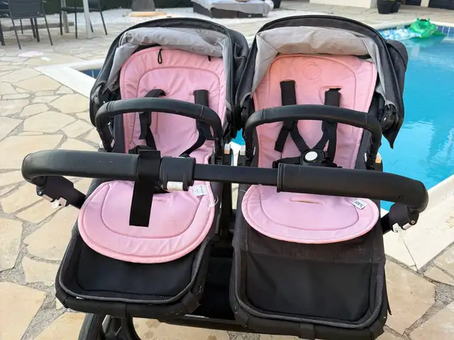 Bugaboo donkey 3 twin stroller + accessories, Paphos — Pegeia