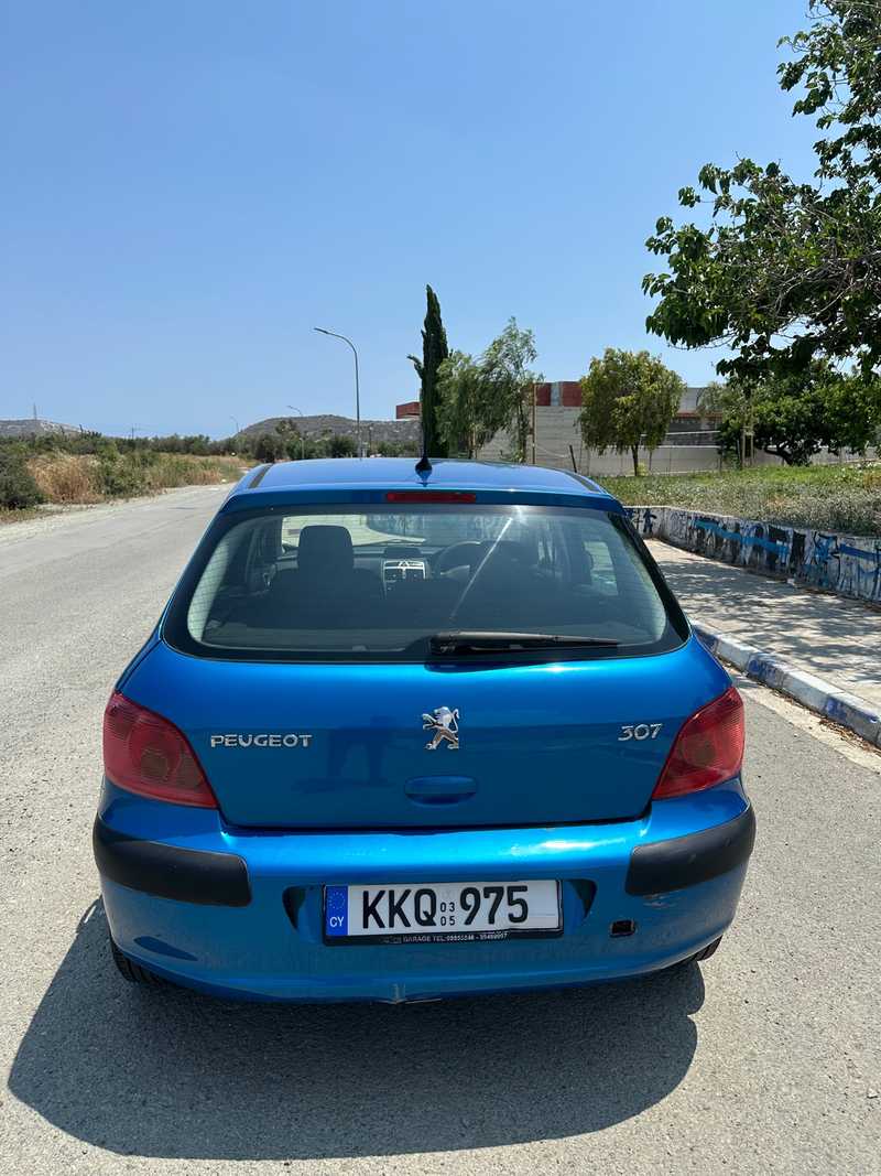 2005 Peugeot 307 1,6L 2005 Cyprus