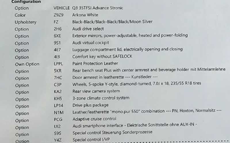 2024 Audi Q3 1,5L 2024 Cyprus