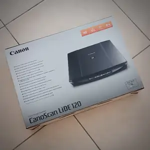Brand new canon canoscan lide 120 color flatbed scanner - boxed / full set, Paphos — Kissonerga