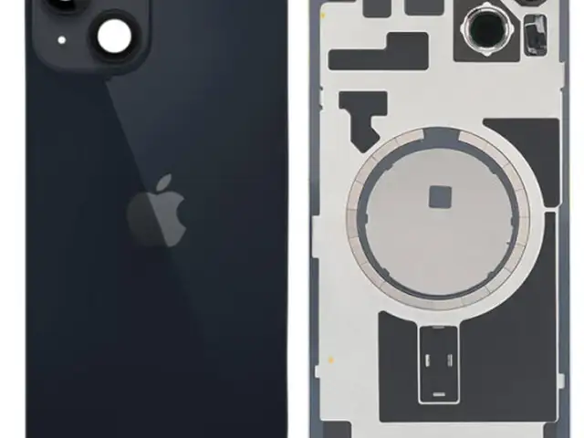Back battery cover lens magsafe apple iphone 14 plus midnight oem, Limassol — Agios Athanasios