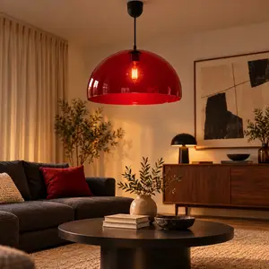 Modern acrylic pendant lamp shades various colours 40cm, Nicosia — Nicosia - Lykabittos