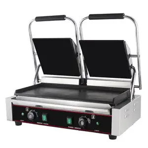Διπλή ηλεκτρική πλακέ πρέσα panini double plate flat grill, Limassol — Limassol - Agios Ioannis