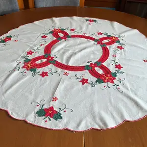 Christmas round tablecloth, Επαρχία Λευκωσίας — Στρόβολος - Χρυσελεούσα