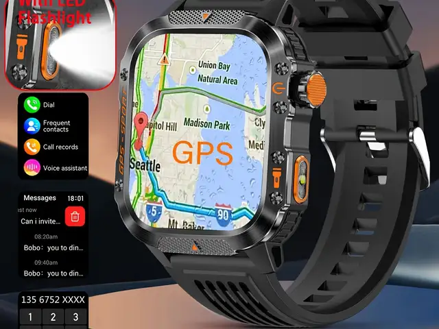 High-precision gps smart watch with wireless call and compass, Limassol — Limassol - Agia Fyla