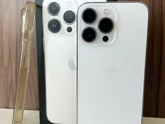 Iphone 13 pro | 128gb | silver | 83 battery | box, cable & case | like new, Επαρχία Λεμεσού — Ερήμη