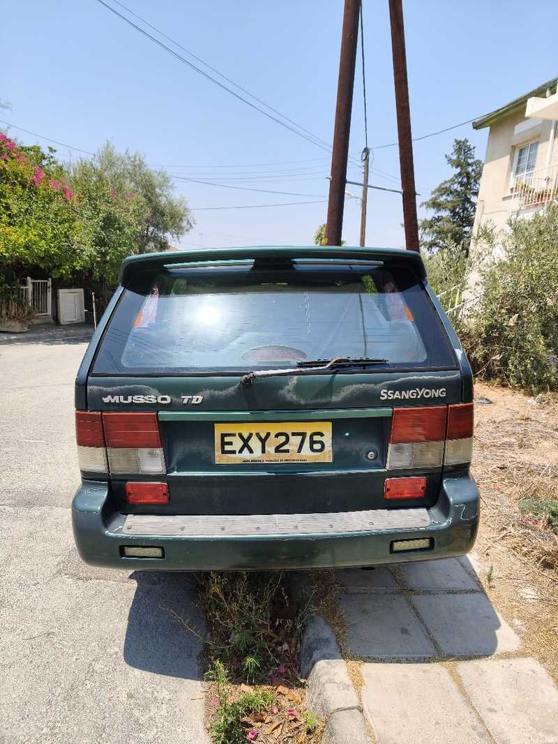 1998 SsangYong Musso 2,9L 1998 Cyprus