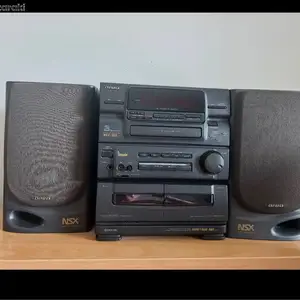 Aiwa cd player double cassette and radio with two speakers, Nicosia — Nicosia - Ag. Antonios