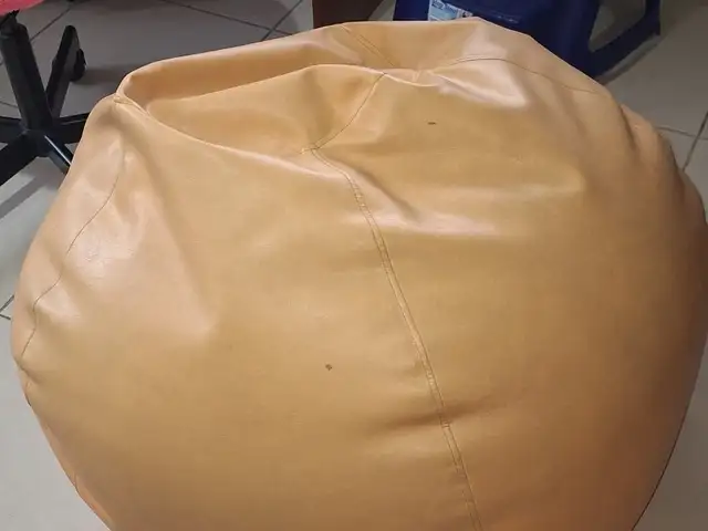 Big orange bean bag, Nicosia — Latsia - Agios Georgios