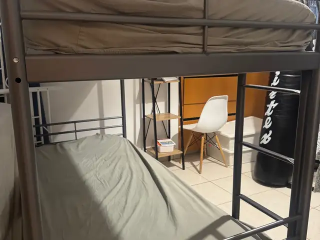 Ikea svärta bunk bed, both bed bases included, Nicosia — Carolina Park