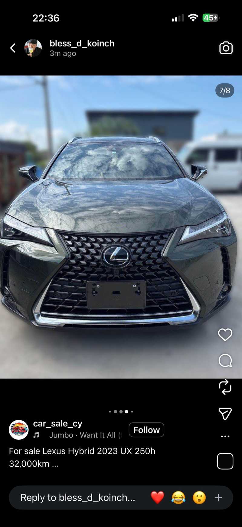 2023 Lexus UX 2,0L 2023 Cyprus