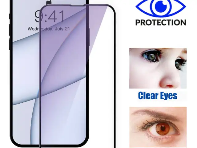 Tempered glass anti-blue light apple iphone 13 pro max, Limassol — Agios Athanasios