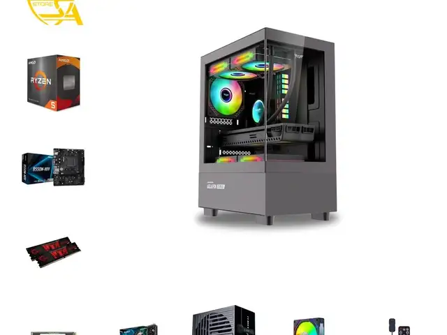 Custom gaming pc ryzen 5 5500 rtx 5060 16gb ddr4 1tb nvme, Nicosia — Lakatameia - Agia Paraskevi