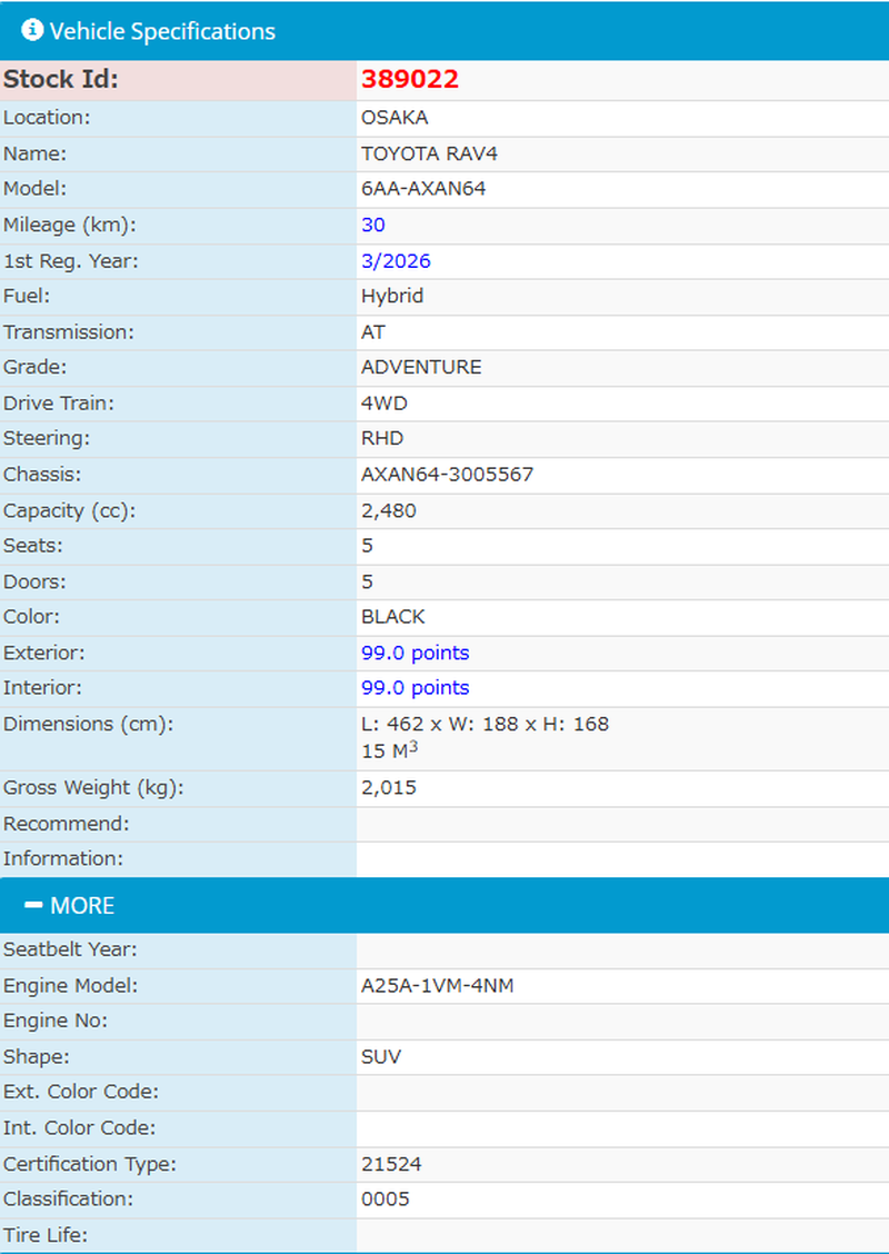 2026 Toyota RAV4 2,5L 2026 Cyprus