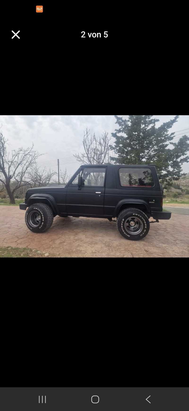 1991 Mitsubishi Pajero 2,4L 1991 Cyprus