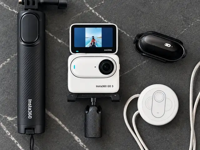 Insta360 go 3 64gb & action pod & accessories - excellent condition, Larnaca — Larnaka - Makenzy