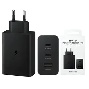 Charger dual usb-c / usb samsung trio 65w uk black, Limassol — Limassol - Agios Nicolaos