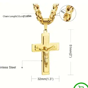 Stainles steel cross 60 cm yelow color .no rust, Επαρχία Λεμεσού — Άγιος Τύχων Τουριστική Περιοχή