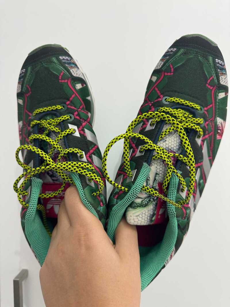 adidas gazelle silver green womens adidas Mary Katrantzou sneakers main image 0