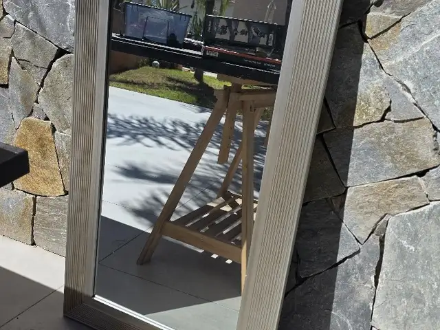 IKEA SONGE Full-Length Mirror Silver Frame, Limassol — Agios Tychon Tourist Area