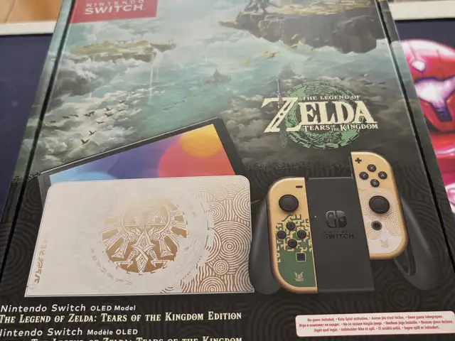 Nintendo switch oled the legend of zelda limited edition & official zelda case, Επαρχία Λευκωσίας — Αγλαντζιά