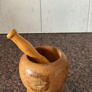 Wooden mortar, Larnaca — Larnaka - Kamares