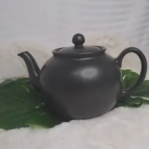 Vintage Pristine England Matte Black Ceramic Teapot, Επαρχία Λάρνακας — Ορόκλινη Τουριστική Περιοχή