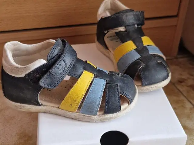 Geox boy leather sandals size 23, Limassol — Limassol - Agia Zoni