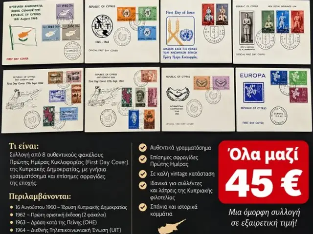 Collectible stamps, Limassol — Agios Tychon Tourist Area