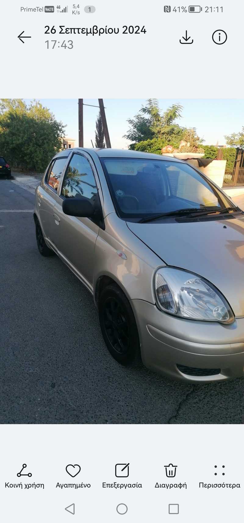 2003 Toyota Vitz 2003 Cyprus