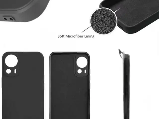 Back case silicone complete xiaomi 13 lite 5g black, Limassol — Agios Athanasios