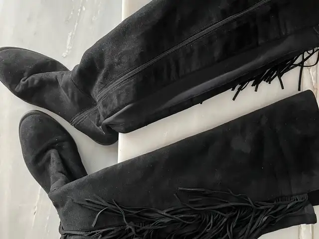 Black over the knee boots size 40, Επαρχία Λευκωσίας — Λευκωσία - Σοπάζ